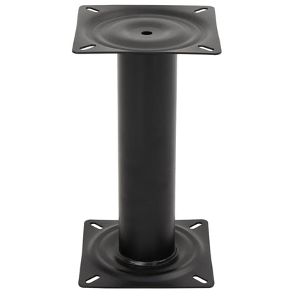 Bootstoelpoot Staal Zwart 33 cm