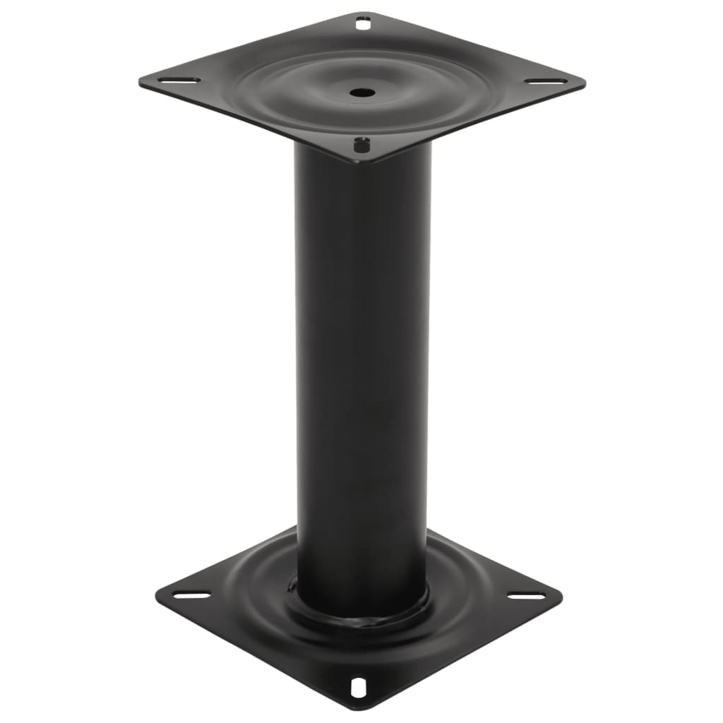 Bootstoelpoot Staal Zwart 33 cm