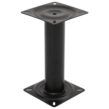 Bootstoelpoot Staal Zwart 33 cm