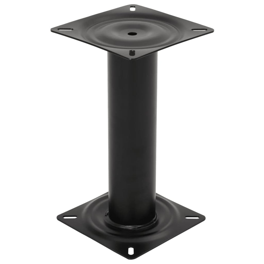 Bootstoelpoot Staal Zwart 33 cm