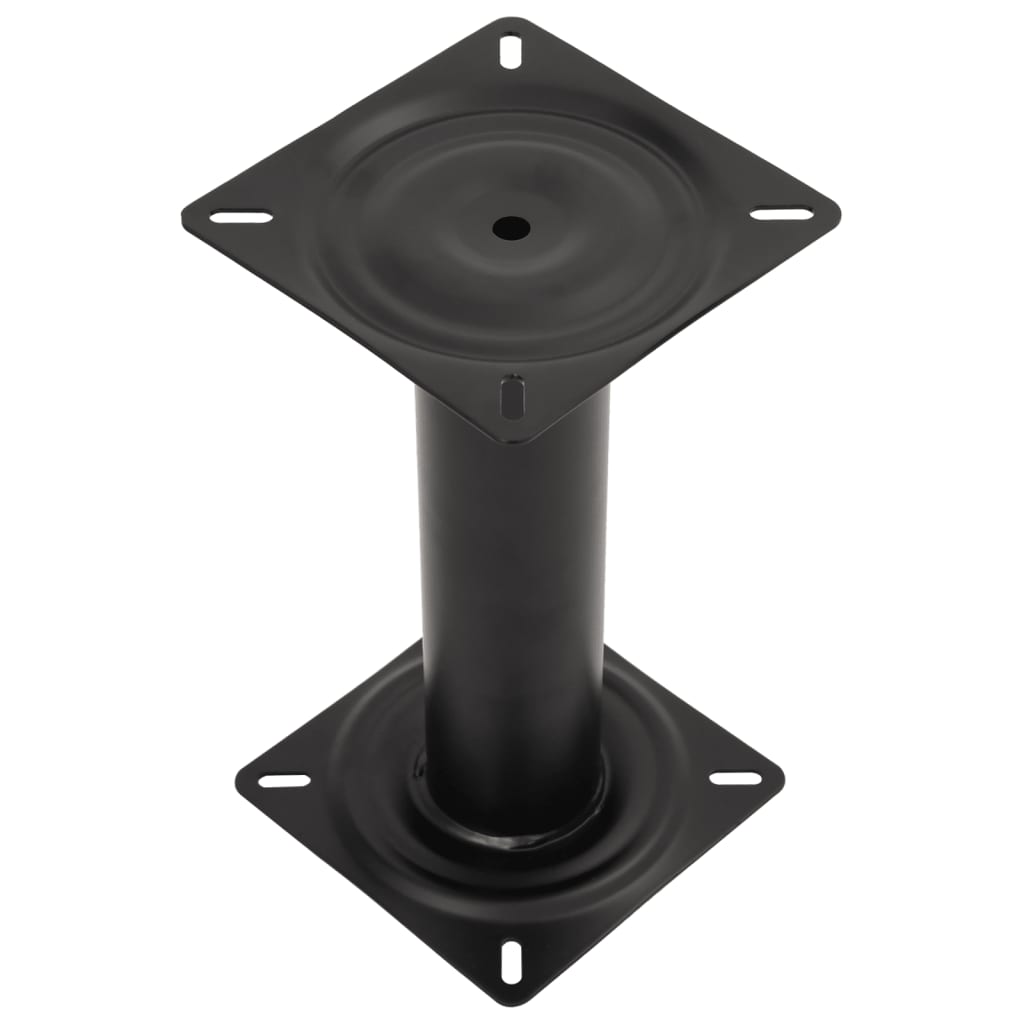 Bootstoelpoot Staal Zwart 33 cm