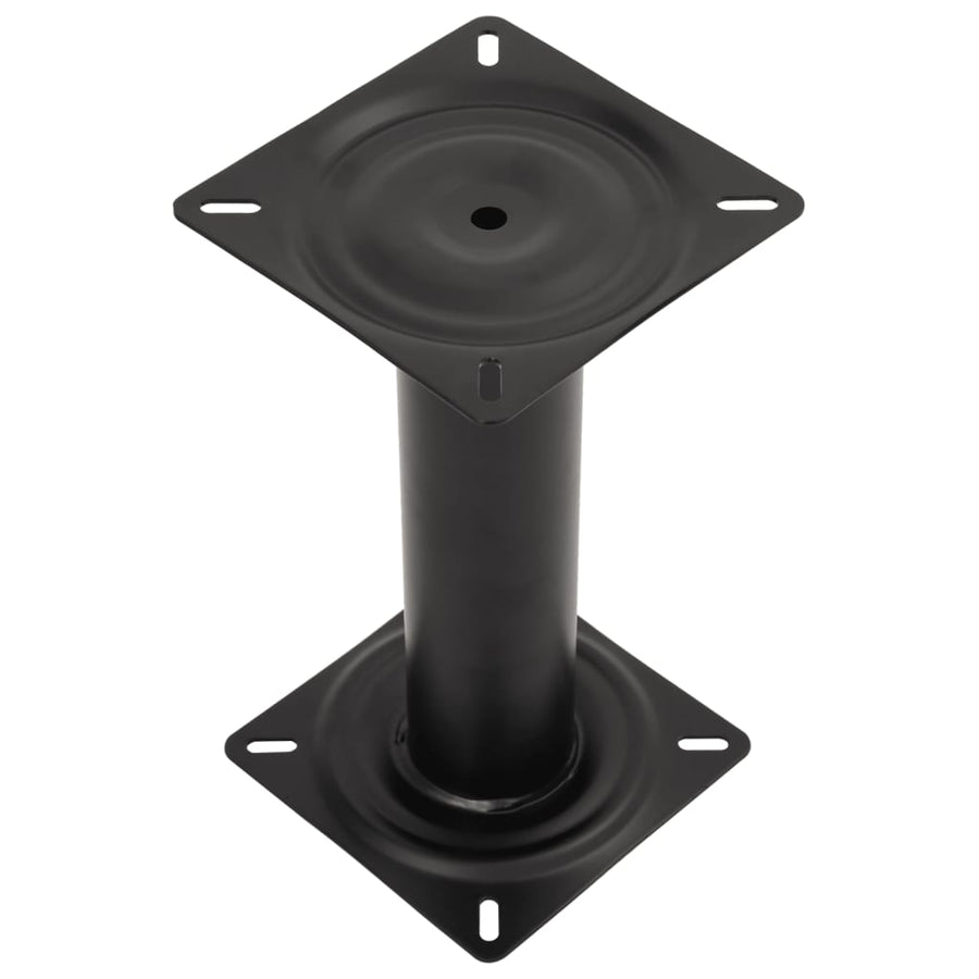 Bootstoelpoot Staal Zwart 33 cm