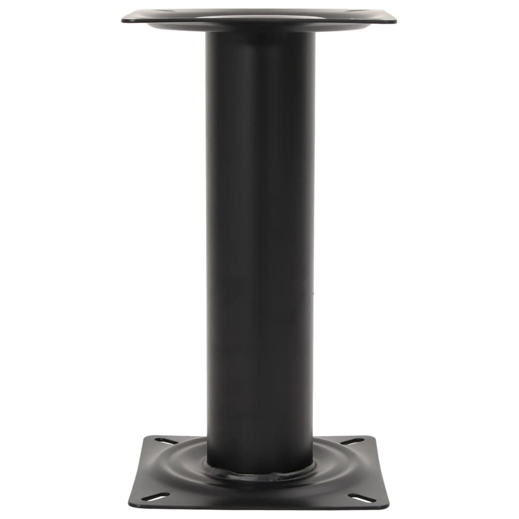 Bootstoelpoot Staal Zwart 33 cm