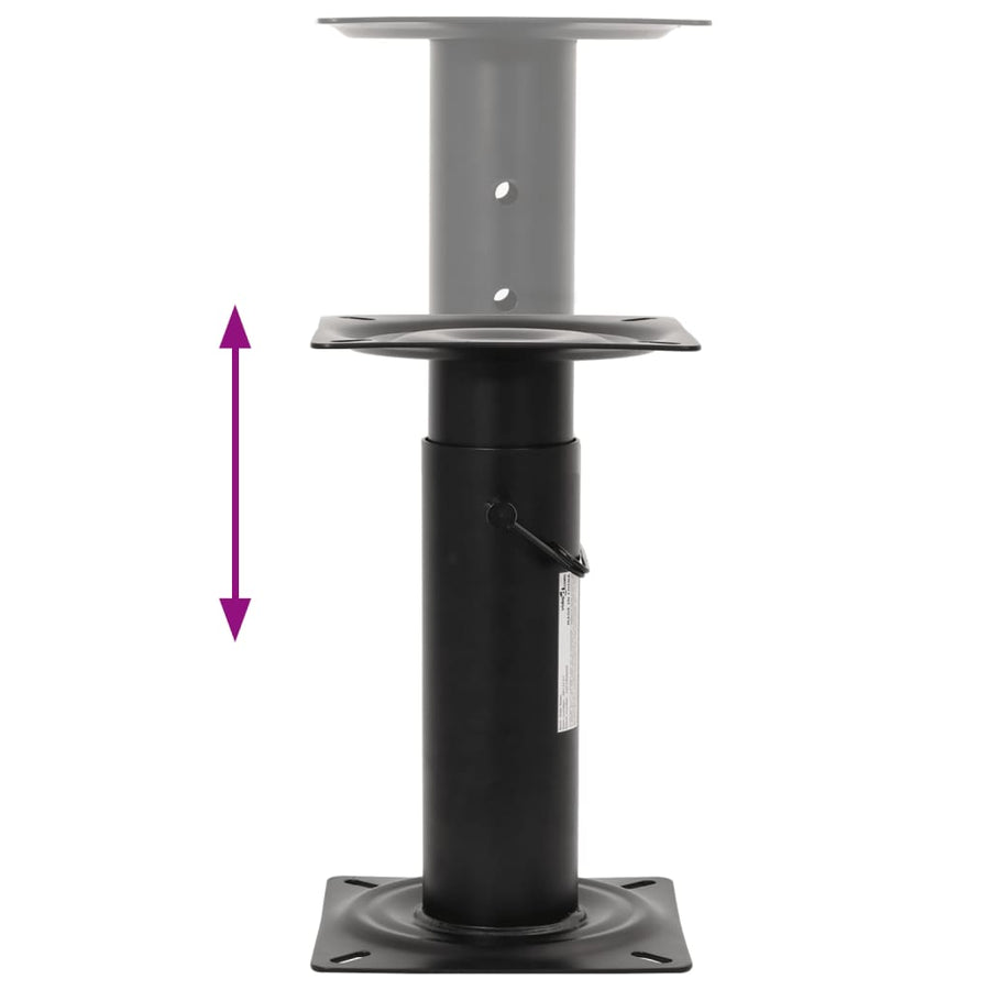 Bootstoelpoot Verstelbaar 28-45,5 Cm Staal 28-45.5 cm