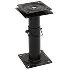 Boat Seat Pedestal Adjustable with 360° Swivel Plate Steel 1