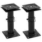Boat Seat Pedestals Adjustable with 360° Swivel Steel 2