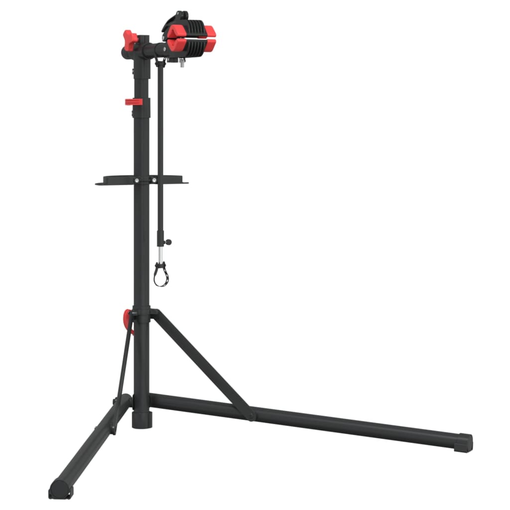 Fietsreparatiestandaard inklapbaar 92-152 cm staal rood