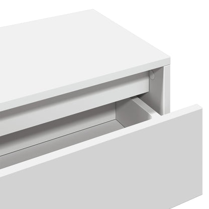 4-delige Halmeubelset bewerkt hout wit