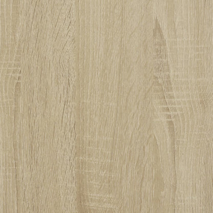 Vitrinekast 60x8,5x58 cm bewerkt hout sonoma eikenkleurig