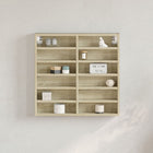Vitrinekast 60x8.5x58 cm bewerkt hout sonoma