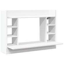 Wandbureau 105X48X75 Cm Bewerkt Hout Wit