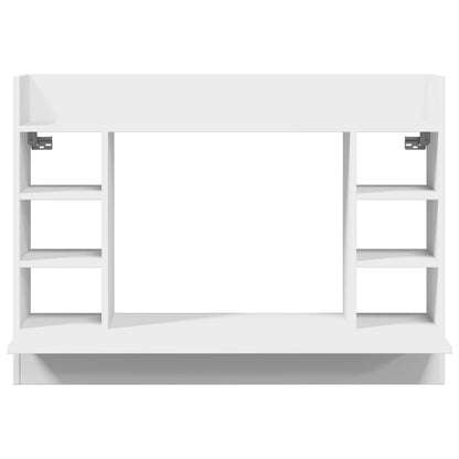 Wandbureau 105X48X75 Cm Bewerkt Hout Wit