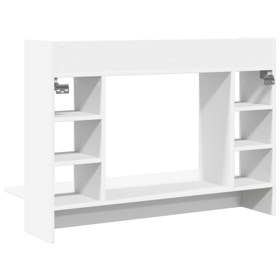 Wandbureau 105X48X75 Cm Bewerkt Hout Wit