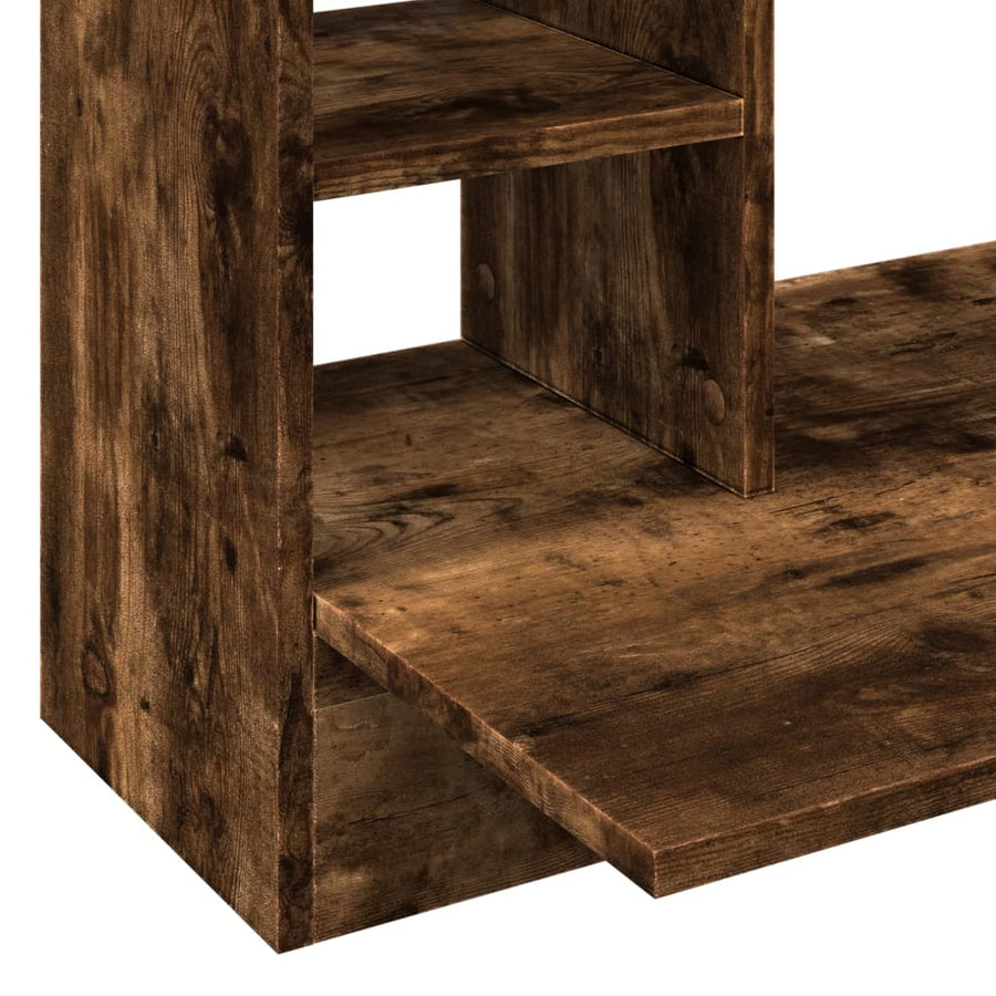 Wandbureau 105X48X75 Cm Bewerkt Hout Kleurig Gerookt eiken