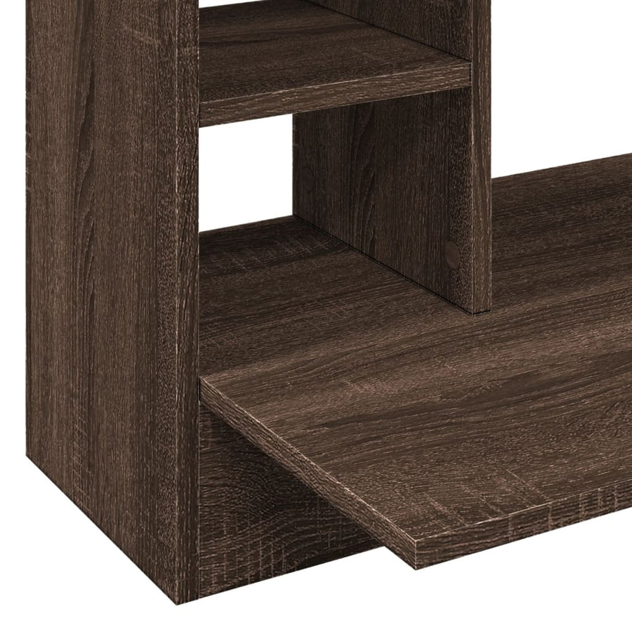 Wandbureau 105X48X75 Cm Bewerkt Hout Ig bruin eikenkleur