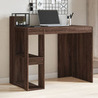 Desk 103.5x56.5x94 cm treated wood brown oak-colored
