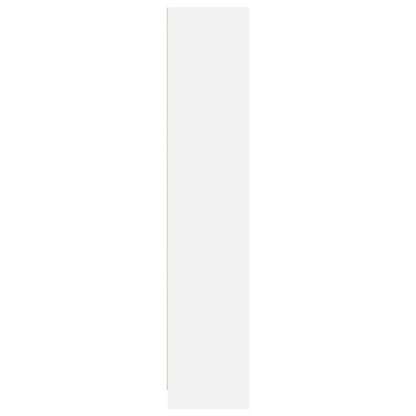 Boekenkast 57x28,5x107,5 cm bewerkt hout wit