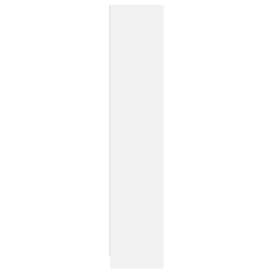 Boekenkast 57x28,5x107,5 cm bewerkt hout wit
