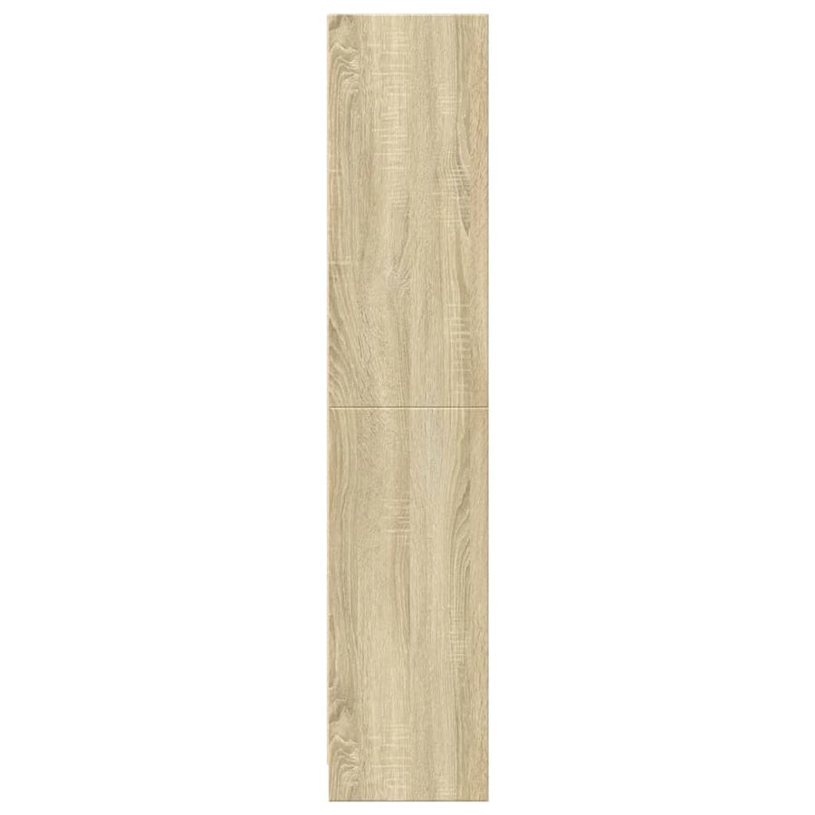 Boekenkast 57x28,5x107,5 cm bewerkt hout sonoma eikenkleurig