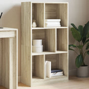 Boekenkast 57x28,5x107,5 cm bewerkt hout sonoma eiken