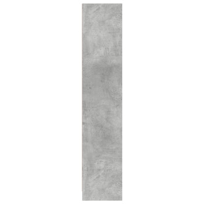 Boekenkast 57x28,5x107,5 cm bewerkt hout betongrijs