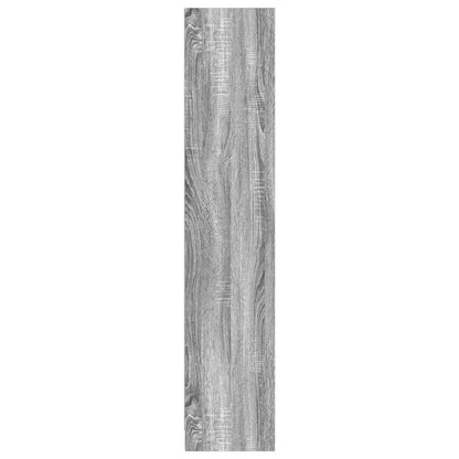 Boekenkast 57x28,5x107,5 cm bewerkt hout grijs sonoma eiken
