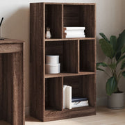 Boekenkast 57x28,5x107,5 cm bewerkt hout