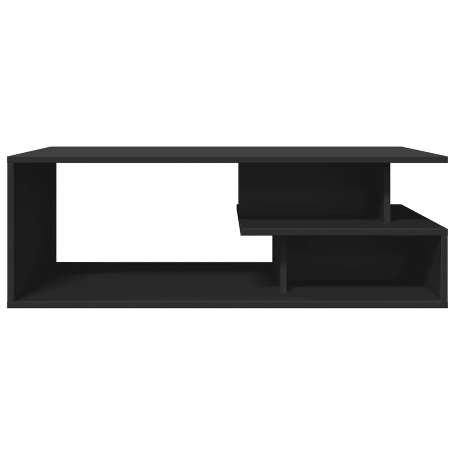 Salontafel 102x55x35 cm bewerkt hout zwart