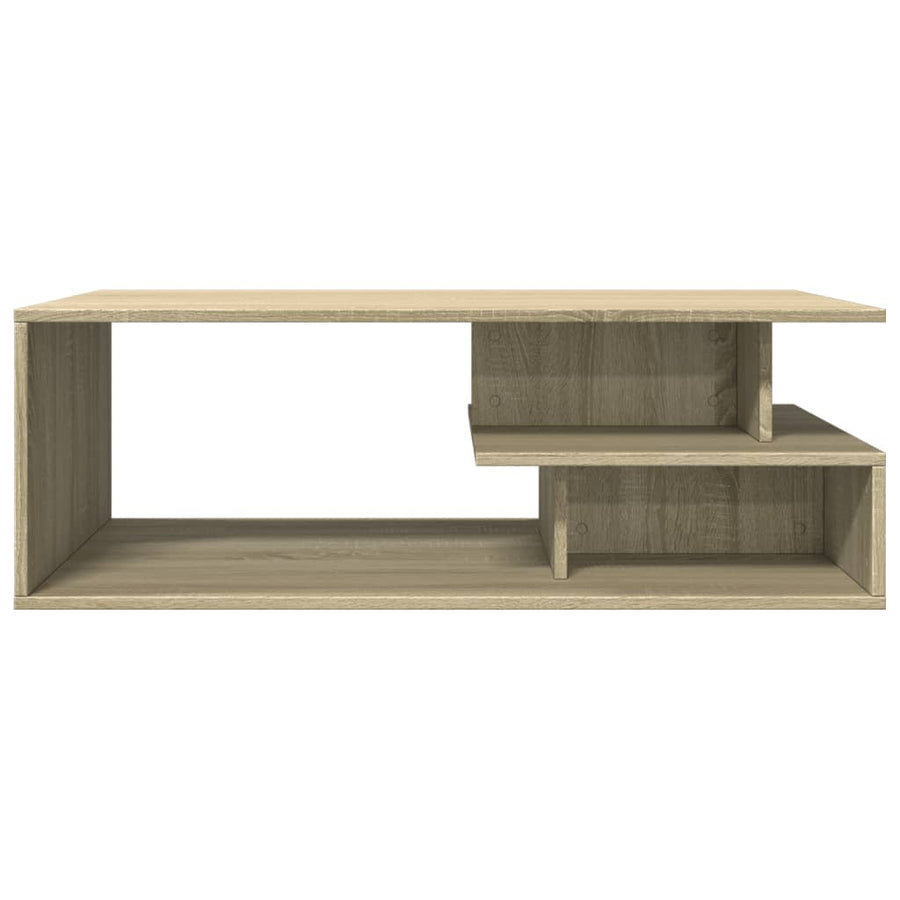 Salontafel 102x55x35 cm bewerkt hout sonoma eikenkleurig