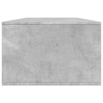 Salontafel 102x55x35 cm bewerkt hout betongrijs