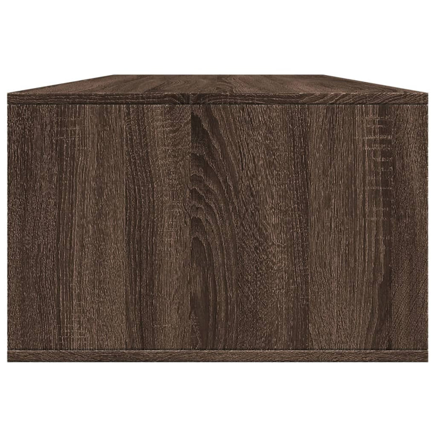 Salontafel 102x55x35 cm bewerkt hout bruin eikenkleur