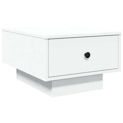 Salontafel 60x45x31 cm bewerkt hout wit