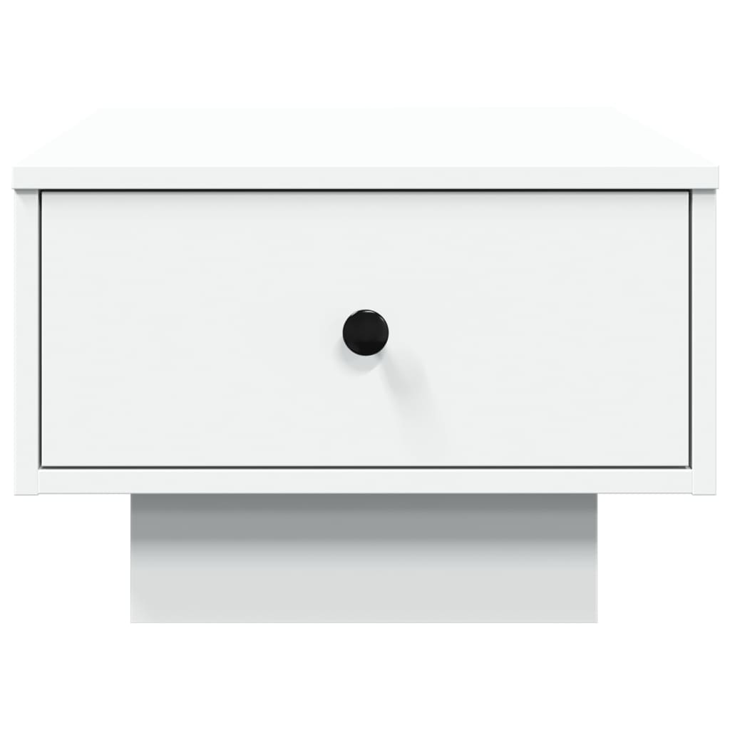 Salontafel 60x45x31 cm bewerkt hout wit