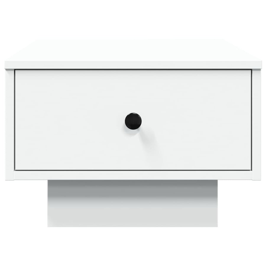 Salontafel 60x45x31 cm bewerkt hout wit