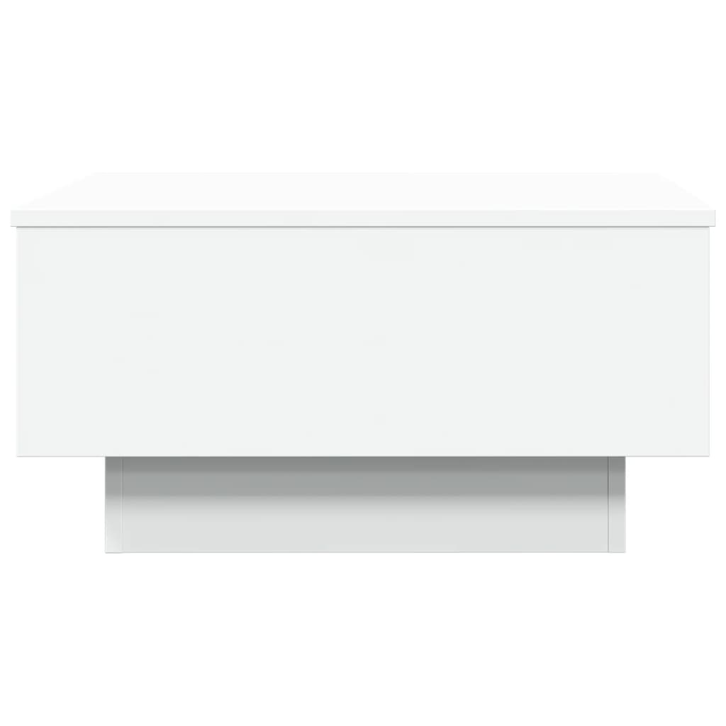 Salontafel 60x45x31 cm bewerkt hout wit