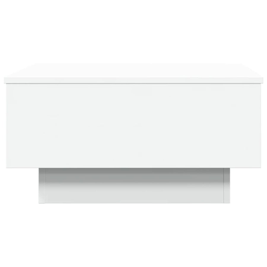 Salontafel 60x45x31 cm bewerkt hout wit
