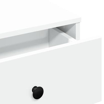 Salontafel 60x45x31 cm bewerkt hout wit