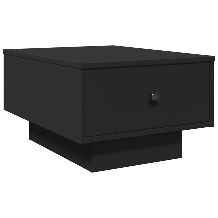 Salontafel 60x45x31 cm bewerkt hout zwart