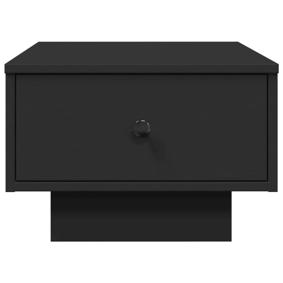 Salontafel 60x45x31 cm bewerkt hout zwart