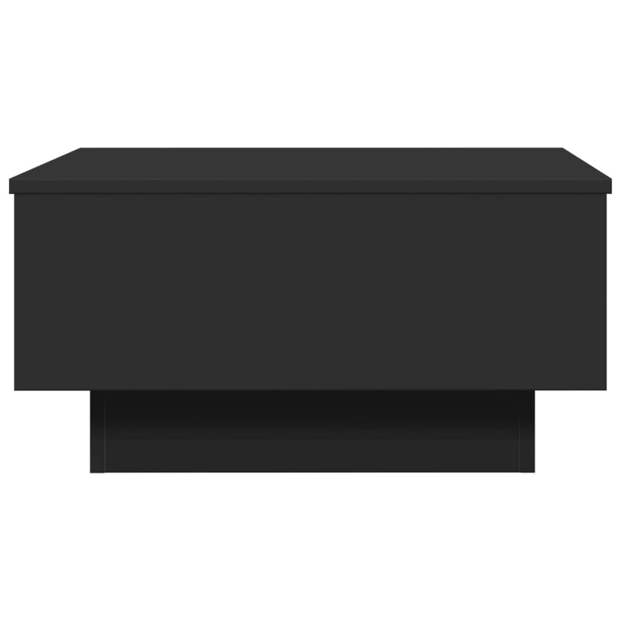 Salontafel 60x45x31 cm bewerkt hout zwart