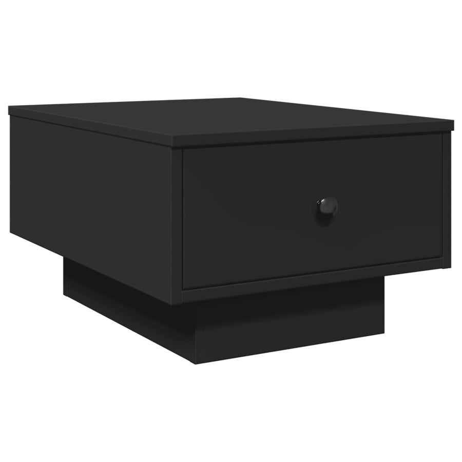 Salontafel 60x45x31 cm bewerkt hout zwart