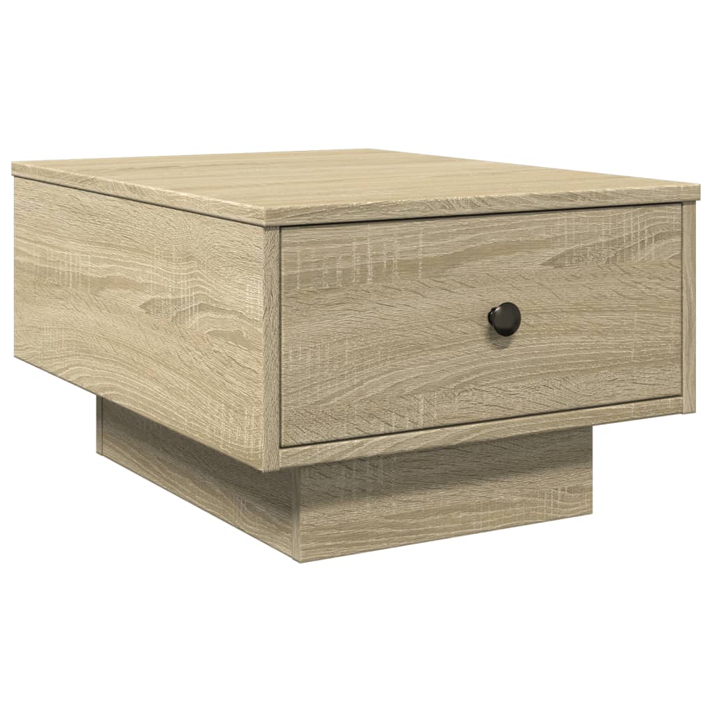 Salontafel 60x45x31 cm bewerkt hout sonoma eikenkleurig