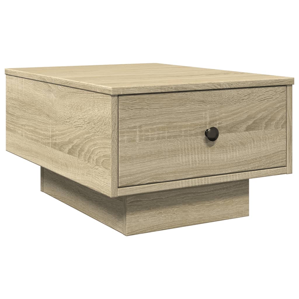 Salontafel 60x45x31 cm bewerkt hout sonoma eikenkleurig
