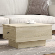 Salontafel 60x45x31 cm bewerkt hout sonoma eiken