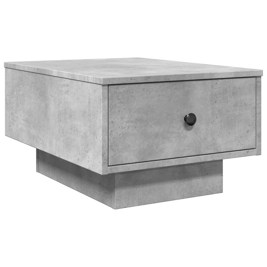 Salontafel 60x45x31 cm bewerkt hout betongrijs