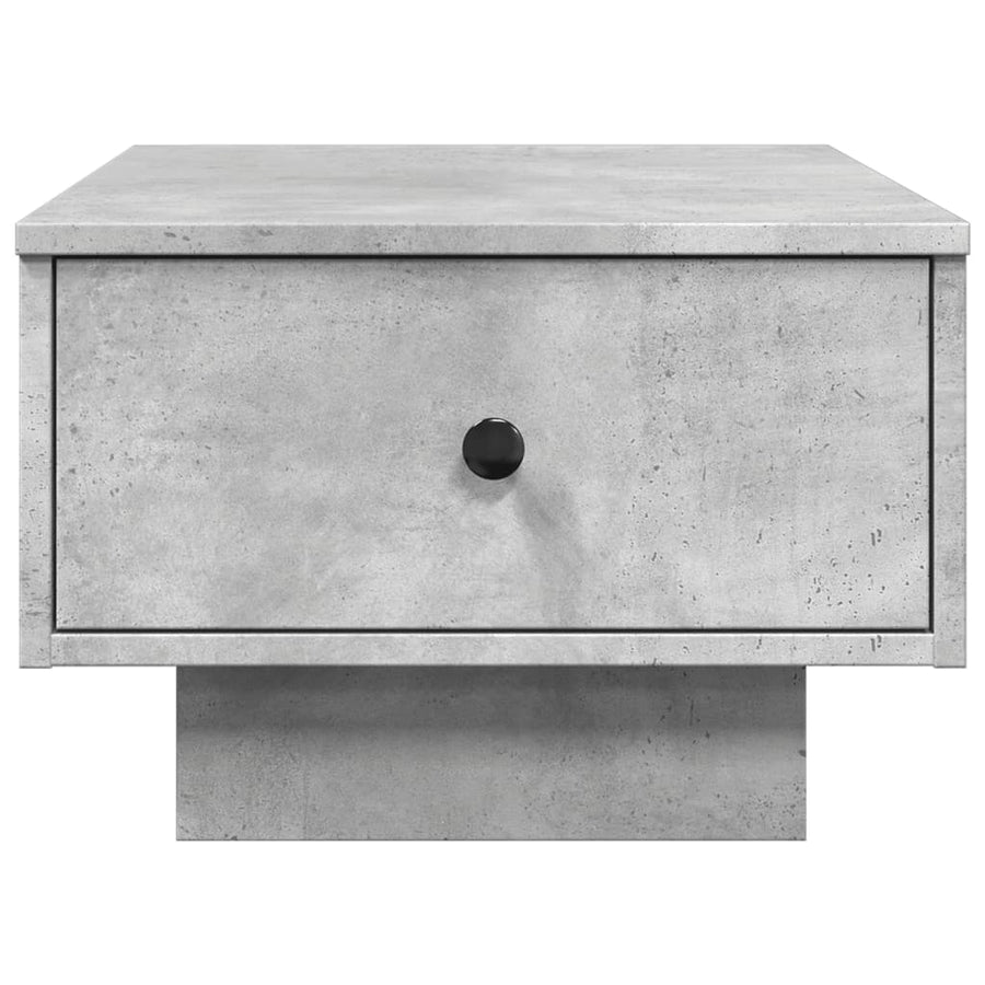 Salontafel 60x45x31 cm bewerkt hout betongrijs