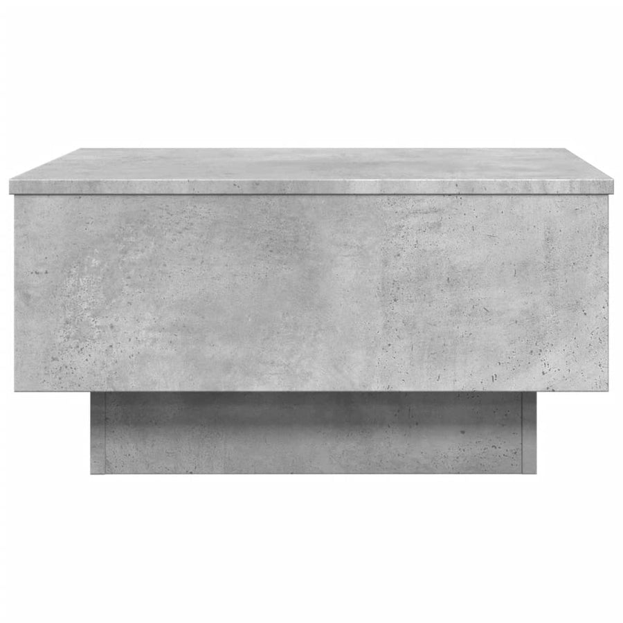 Salontafel 60x45x31 cm bewerkt hout betongrijs