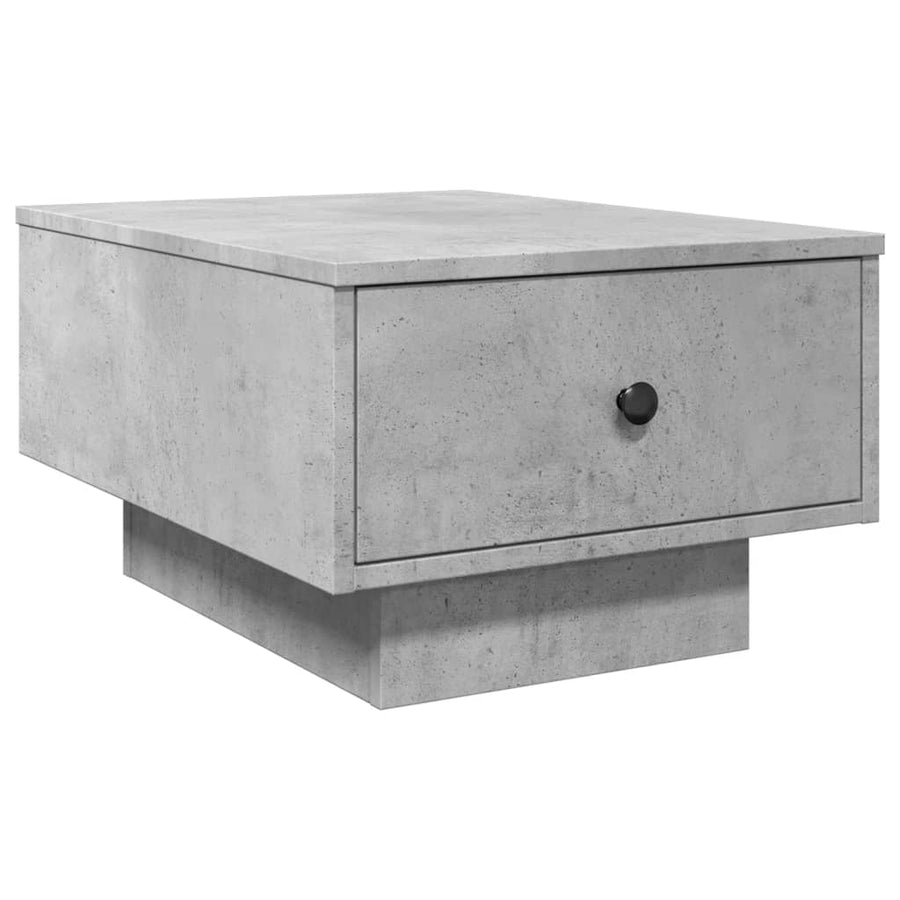 Salontafel 60x45x31 cm bewerkt hout betongrijs
