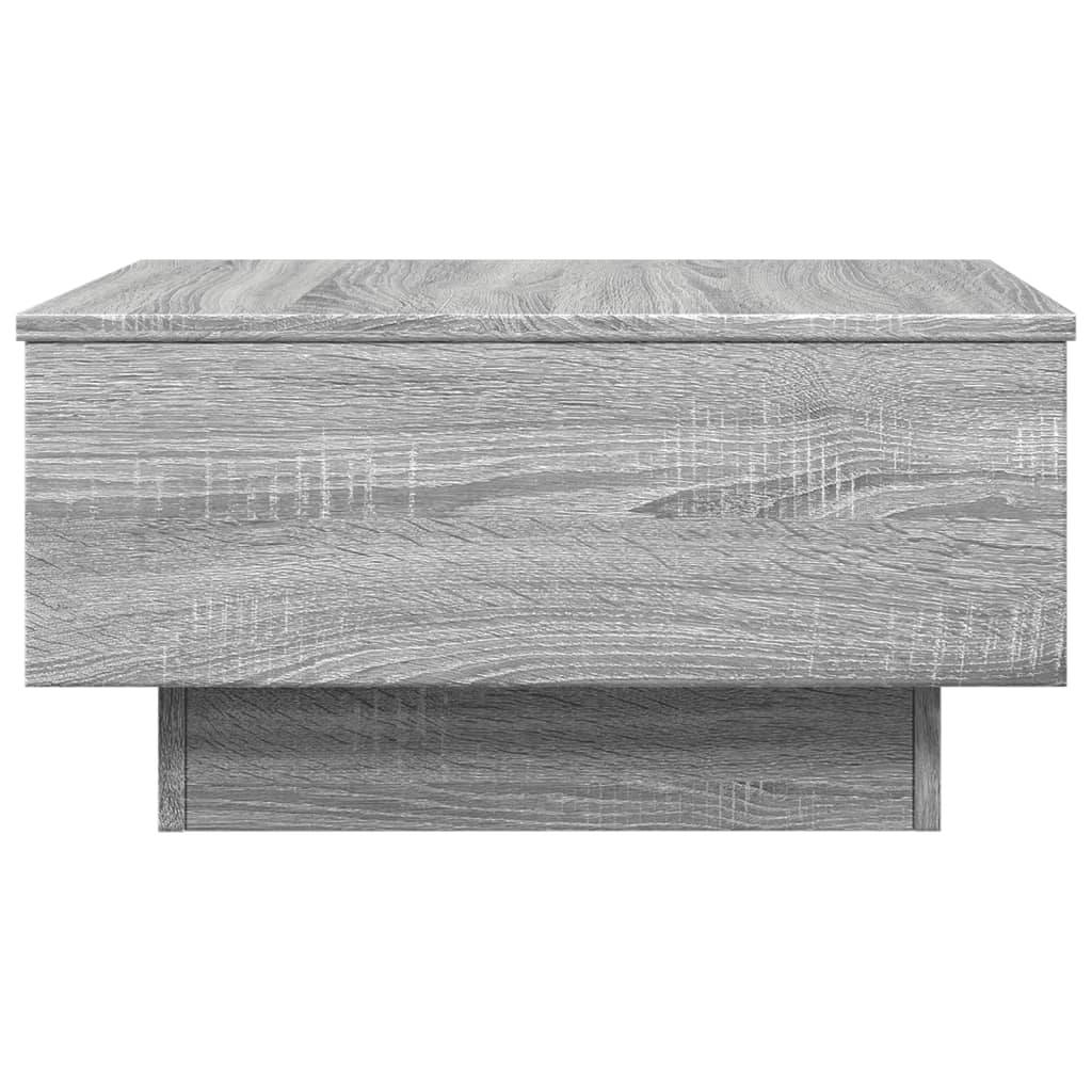 Salontafel 60x45x31 cm bewerkt hout grijs sonoma eikenkleurig