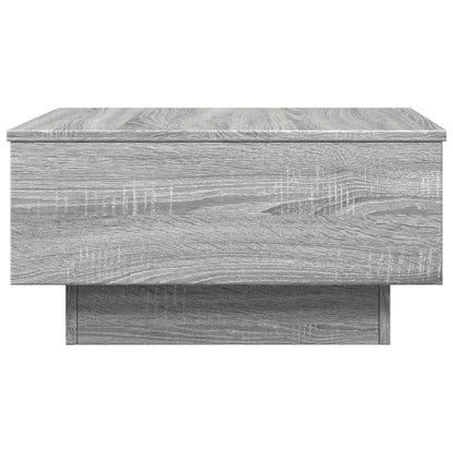 Salontafel 60x45x31 cm bewerkt hout grijs sonoma eikenkleurig